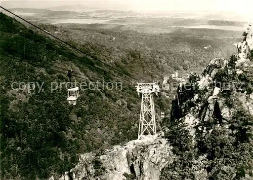 AK / Ansichtskarte  Seilbahn_Cable-Car_Telepherique Thale Harz Neuerbaute Personenschwebebahn 