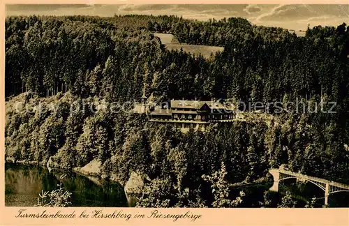 AK / Ansichtskarte  Hirschberg__Jelenia_Gora_Riesengebirge_PL Turmsteinbaude Panorama 