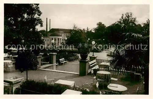 AK / Ansichtskarte  Franzensbad_Boehmen_Frantiskovy_Lazne_CZ Neue Terrasse mit Franzensquelle 