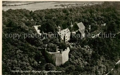 AK / Ansichtskarte  Mansfeld_Pritzwalk Schloss Mansfeld Fliegeraufnahme Mansfeld Pritzwalk