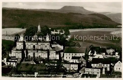 AK / Ansichtskarte  Albendorf_Wambierzyce_PL Panorama mit Heuscheuer 