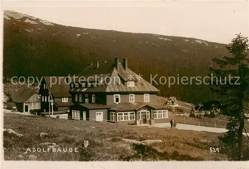 AK / Ansichtskarte  Riesengebirge_Schlesischer_Teil Adolfbaude 