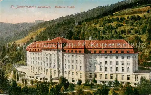 AK / Ansichtskarte 73817410 St_Joachimsthal_Jachymov_CZ Radium Hotel 