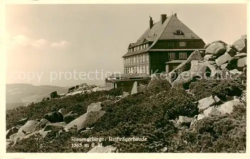 AK / Ansichtskarte  Riesengebirge_Schlesischer_Teil Reiftraegerbaude Feldpost 