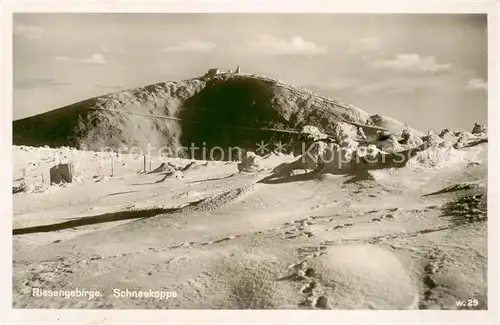 AK / Ansichtskarte  Riesengebirge_Schlesischer_Teil Schneekoppe 