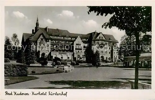 AK / Ansichtskarte 73817420 Bad_Kudowa_Kudowa-Zdroj_Niederschlesien_PL Kurhotel Fuerstenhof 