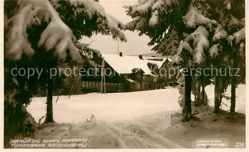 AK / Ansichtskarte  Riesengebirge_Schlesischer_Teil Toepferbaude 