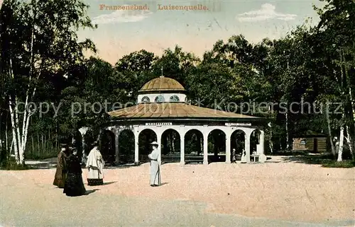 AK / Ansichtskarte  Franzensbad_Boehmen_Frantiskovy_Lazne_CZ Luisenquelle 