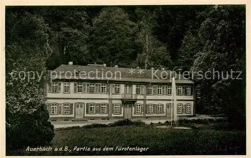 AK / Ansichtskarte  Auerbach_Bergstrasse Partie aus dem Fuerstenlager Auerbach_Bergstrasse