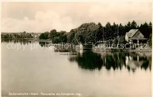 AK / Ansichtskarte  Zechlinerhuette Panorama am Schleborn See Zechlinerhuette