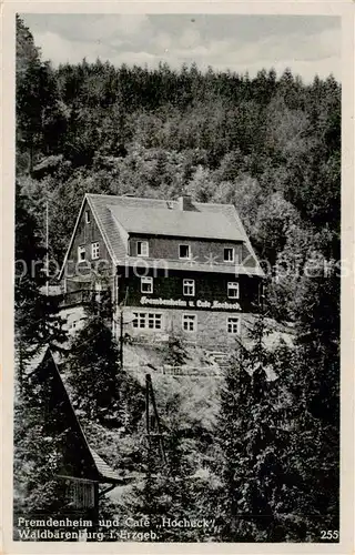 AK / Ansichtskarte  Waldbaerenburg Fremdenheim und Cafe Hocheck Waldbaerenburg