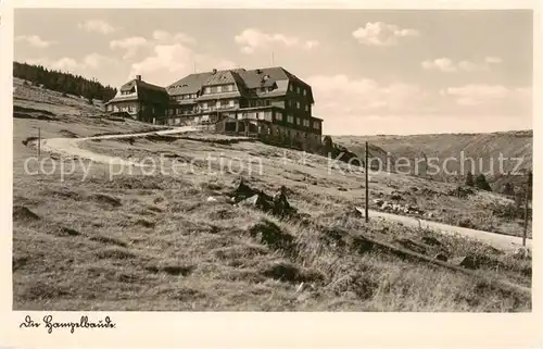 AK / Ansichtskarte  Riesengebirge_Schlesischer_Teil Die Hampelbaude 