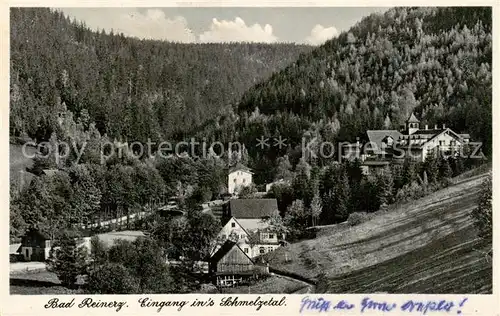 AK / Ansichtskarte  Bad_Reinerz_Duszniki-Zdrój_PL Eingang ins Schmelzetal 