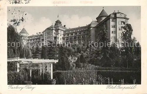 AK / Ansichtskarte  Karlovy_Vary_Karlsbad Hotel Imperial 