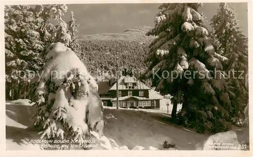 AK / Ansichtskarte  Riesengebirge_Schlesischer_Teil Adolfbaude Panorama 