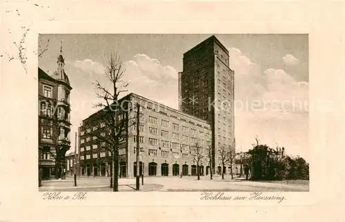 AK / Ansichtskarte  Koeln__Rhein Hochhaus am Hansaring 