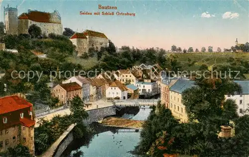 AK / Ansichtskarte  Bautzen Seidau mit Schloss Ortenburg Bautzen