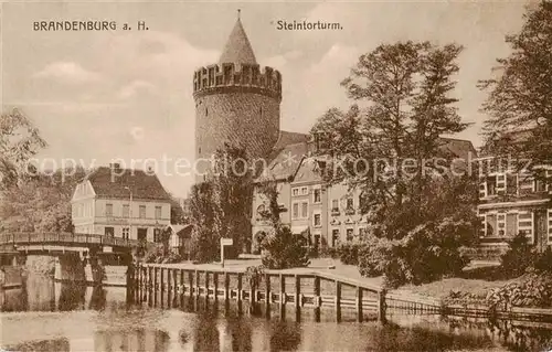 AK / Ansichtskarte  Brandenburg__Havel Steintorturm 