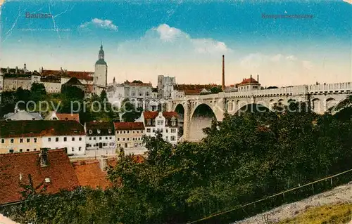 AK / Ansichtskarte 73817593 Bautzen Kronprinzenbruecke Bautzen