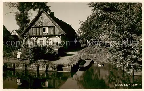 AK / Ansichtskarte  Burg_Spreewald Partie im Spreewald Burg Spreewald