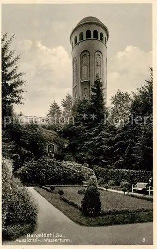 AK / Ansichtskarte  Burgstaedt_Sachsen Aussichts und Wasserturm Burgstaedt_Sachsen