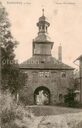 AK / Ansichtskarte  Blankenburg_Harz Kloster Michaelstein Blankenburg_Harz