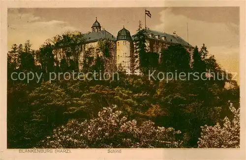 AK / Ansichtskarte 73817612 Blankenburg_Harz Schloss Blankenburg_Harz