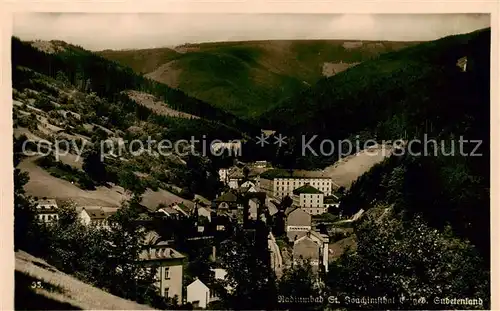 AK / Ansichtskarte  St_Joachimsthal_Jachymov_CZ Radiumbad Panorama 