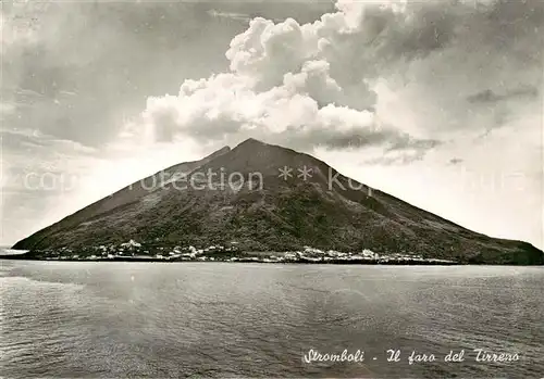 AK / Ansichtskarte 73817696 Stromboli_Sicilia_IT Il faro del Tirreno 