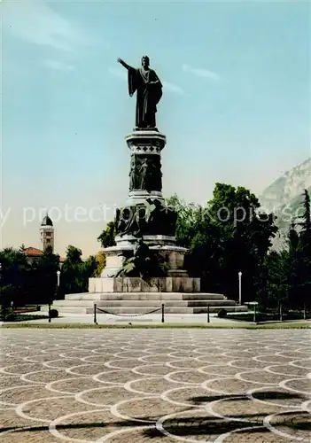 AK / Ansichtskarte 73817703 Trento_Trient_Trentino-Alto Adige_IT Monumento a Dante 