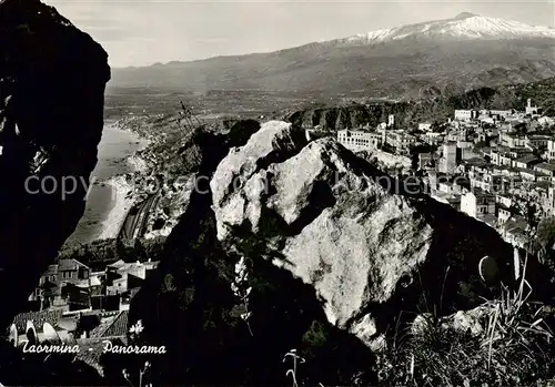 AK / Ansichtskarte  Taormina_Sicilia_IT Panorama 