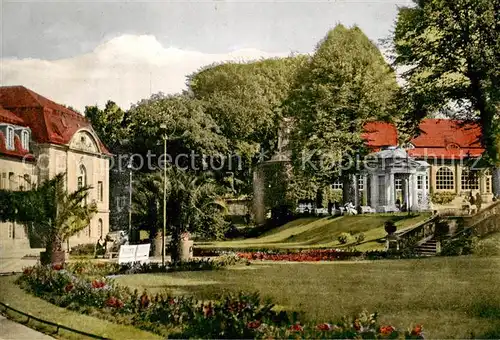 AK / Ansichtskarte 73817714 Bad_Nenndorf Kurpark mit Trinkkuranlage Bad_Nenndorf