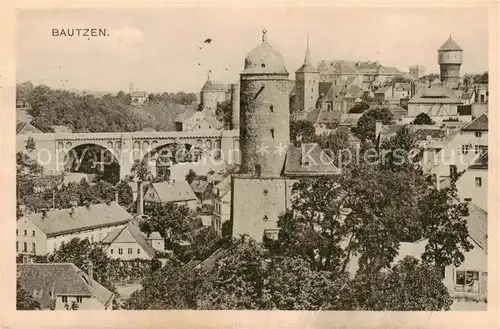 AK / Ansichtskarte  Bautzen Stadtblick Feldpost Bautzen