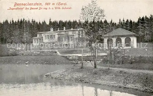 AK / Ansichtskarte  Benneckenstein_Harz Jugendheim des Baurat Wilh Schmidt Benneckenstein_Harz