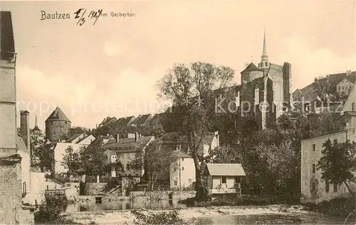 AK / Ansichtskarte  Bautzen Am Gerbertor Bautzen