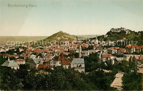 AK / Ansichtskarte  Blankenburg_Harz Panorama Blankenburg_Harz