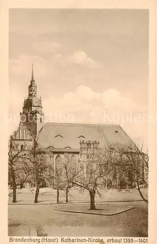 AK / Ansichtskarte  Brandenburg__Havel Katharinen Kirche 