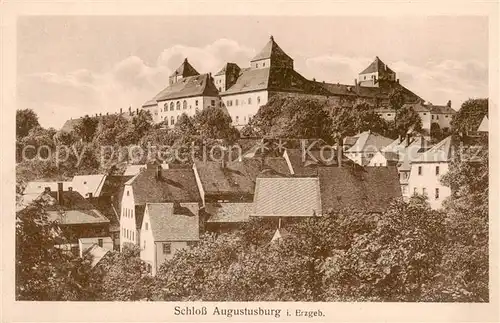 AK / Ansichtskarte  Augustusburg Schloss Augustusburg Gastwirtschaft Augustusburg