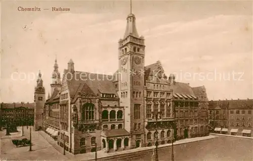 AK / Ansichtskarte  Chemnitz Rathaus Chemnitz