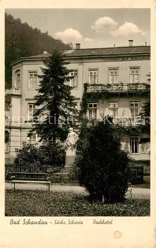 AK / Ansichtskarte  Bad_Schandau Parkhotel Bad_Schandau