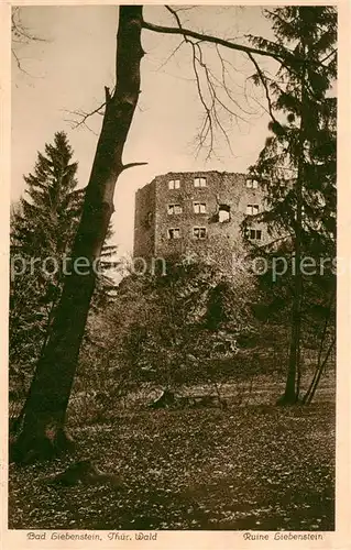 AK / Ansichtskarte  Bad_Liebenstein Ruine Liebenstein Bad_Liebenstein