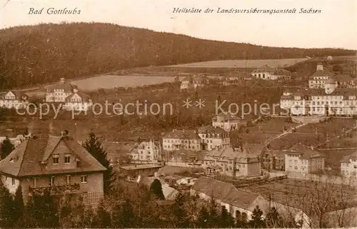 AK / Ansichtskarte  Bad_Gottleuba-Berggiesshuebel Heilstaette der LVA Sachsen Panorama Bad