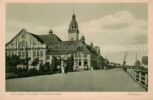 AK / Ansichtskarte  Swinemuende_Swinoujscie Kurhaus Swinemuende Swinoujscie