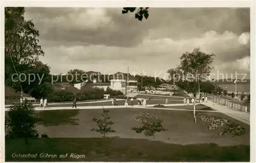 AK / Ansichtskarte 73817906 Goehren__Ostseebad_Ruegen Park 