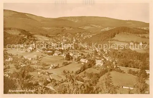 AK / Ansichtskarte  Krummhuebel_Karpacz_Riesengebirge_PL Panorama 