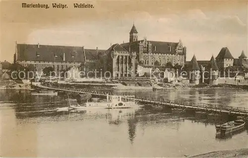 AK / Ansichtskarte  Marienburg__Westpreussen_Malbork_PL Westseite 