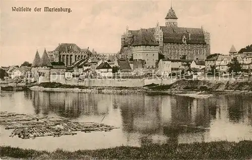 AK / Ansichtskarte  Marienburg__Westpreussen_Malbork_PL Westseite 