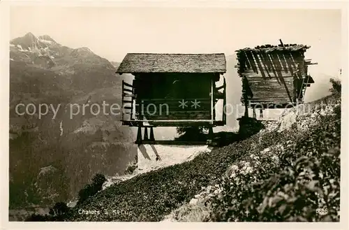 AK / Ansichtskarte St_Luc_VS Chalets 