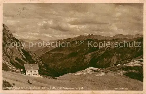 AK / Ansichtskarte 73818008 Torrenerjoch_1736m_Berchtesgaden C v Stahlhaus Panorama 