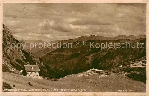 AK / Ansichtskarte  Torrenerjoch_1736m_Berchtesgaden C v Stahlhaus Panorama 